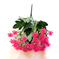 искусственные цветы букет пластик цвета розовый 5