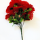 искусственные цветы букет гербер цвета красный 4