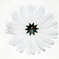 искусственные цветы головка ромашки диаметр 13 цвета белый 6