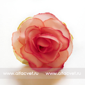 искусственные цветы головка роз диаметр 4 цвета светло-розовый 9