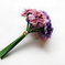 искусственные цветы букет гвоздик цвета фиолетовый с сиреневым 50