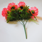 искусственные цветы хризантемы цвета темно-розовый 10