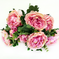 искусственные цветы букет пионов цвета розовый 5