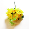 искусственные цветы роза-колокольчик цвета желтый 1
