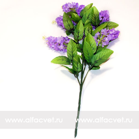 искусственные цветы сирень цвета фиолетовый 7